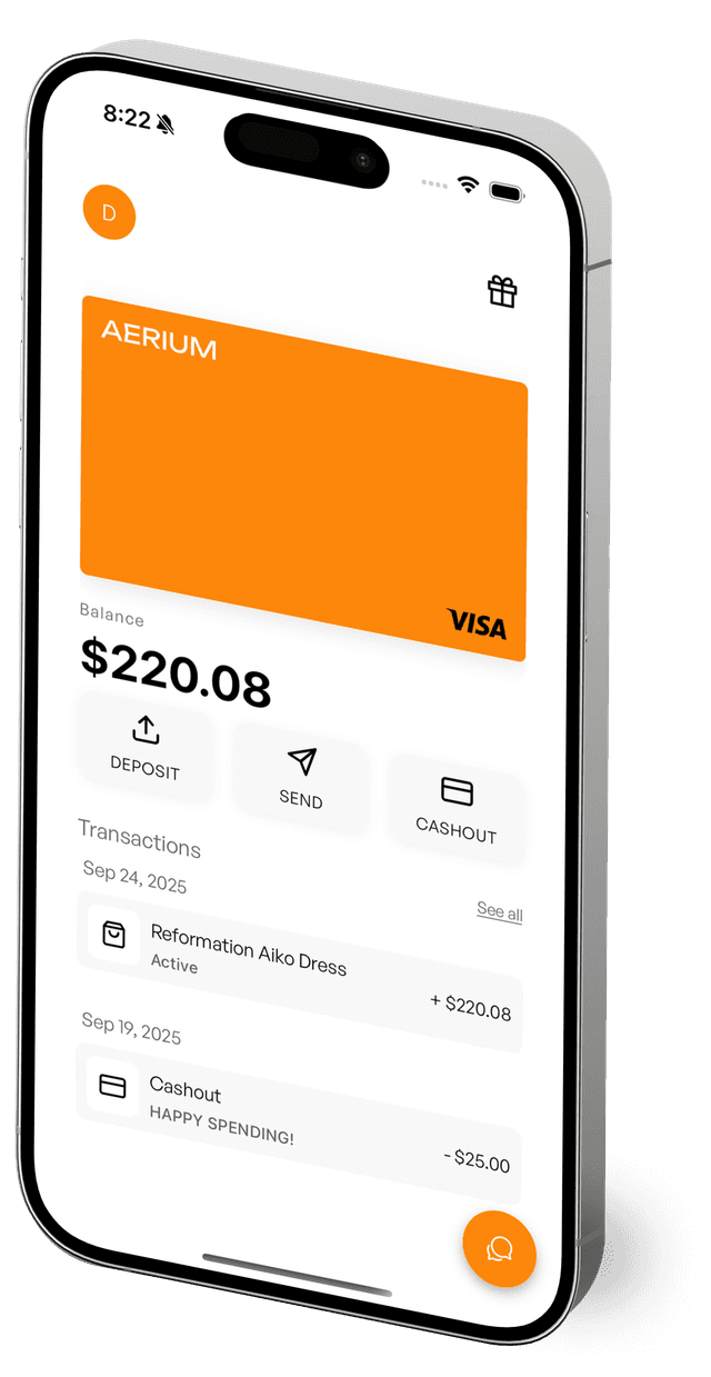 Aerium App on Phone
